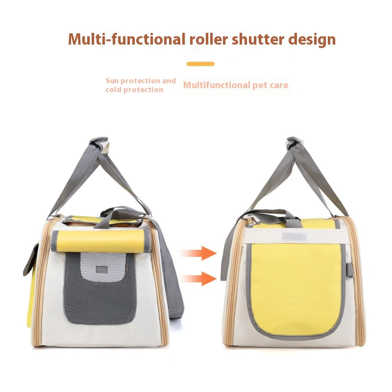 Foldable Large-Capacity Pet Shoulder Bag